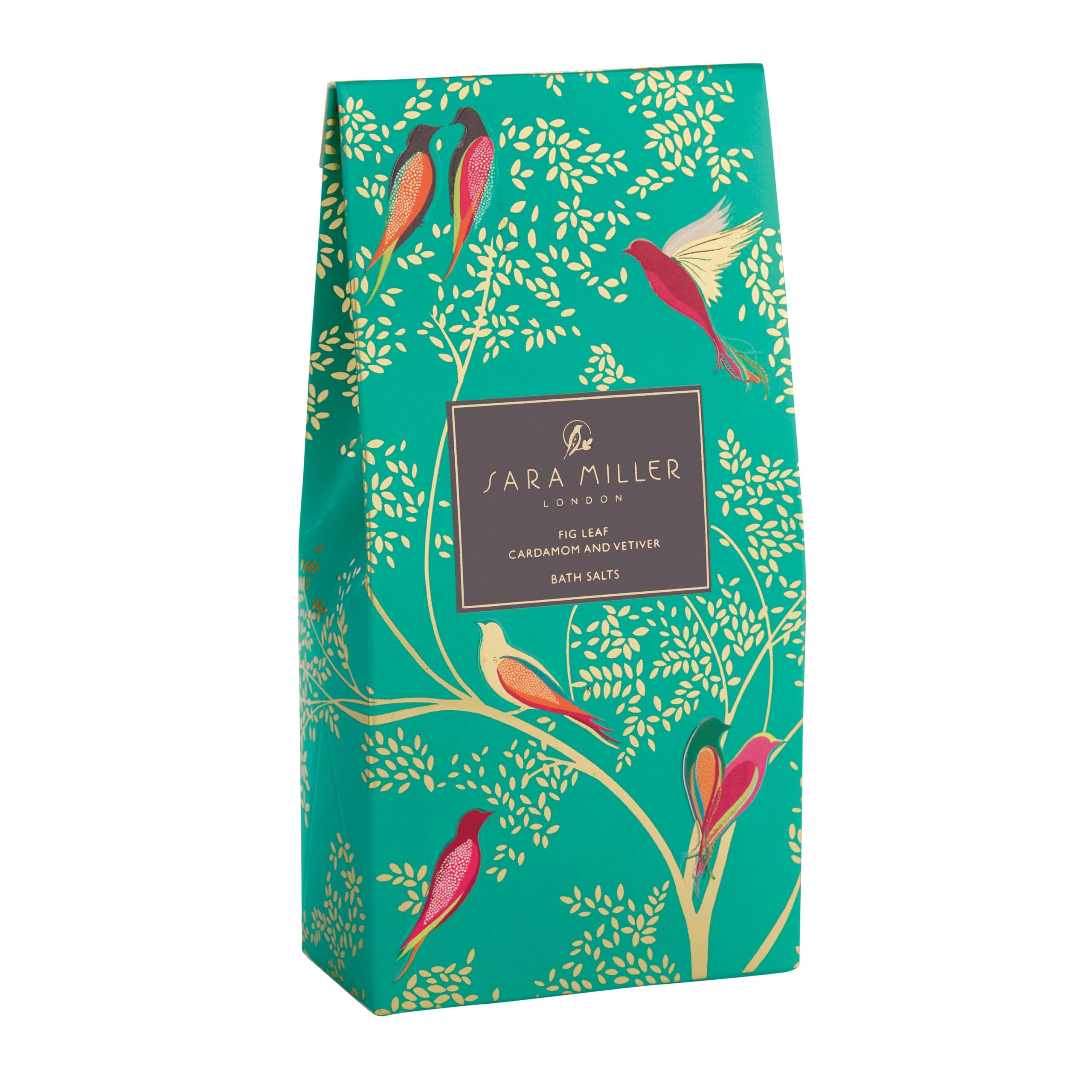 Sara Miller Badesalz Mit Feigenblatt & Kardamom – 150 G, Vegan, Tierversuchsfrei, Verwöhnender Duft