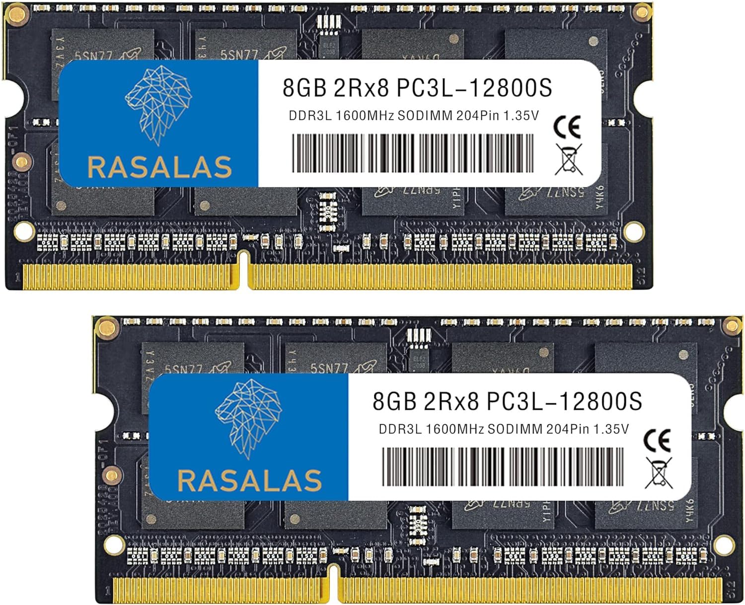 DDR3 16GB×8枚 DDR3 16GB 2x8GB DDR3-1600MHz PC3L-12800 for Laptop 16GB DDR3 Non