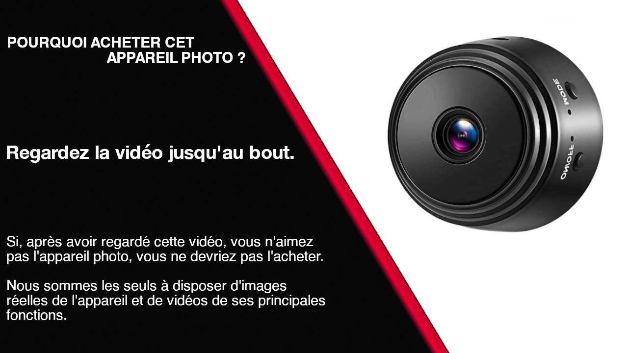 Caméra De Surveillance WiFi Extérieure 1080P - Détection De Mouvement, Vision Nuit 5m - Alerte Smartphone - Pour Maison, Jardin, Voiture