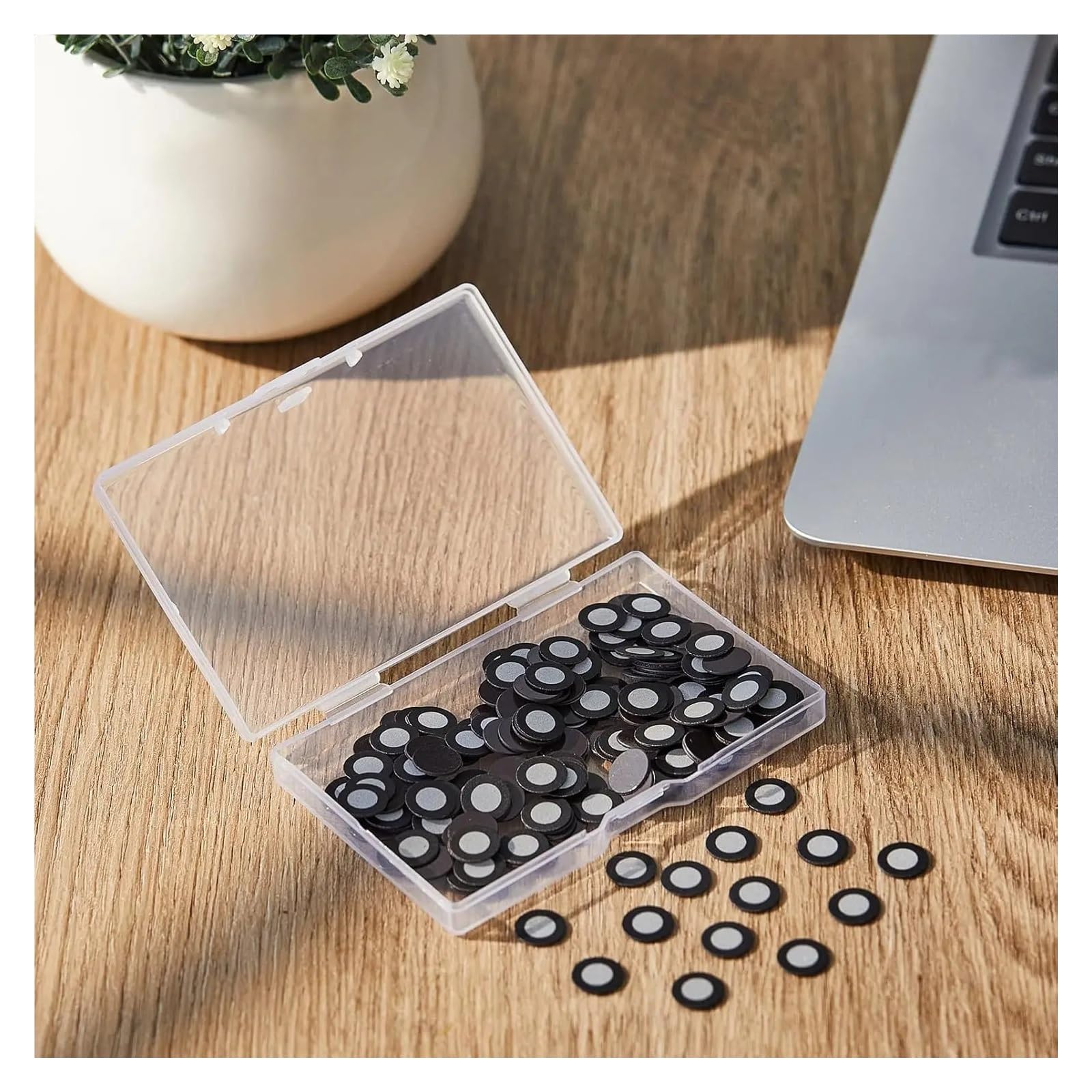 Magnetyczny punkt śledzący 3D Odbicie rozproszone Marker referencyjny 6,0 mm Wewnętrzny 10 mm Zewnętrzny cel pozycjonowania(500pcs)