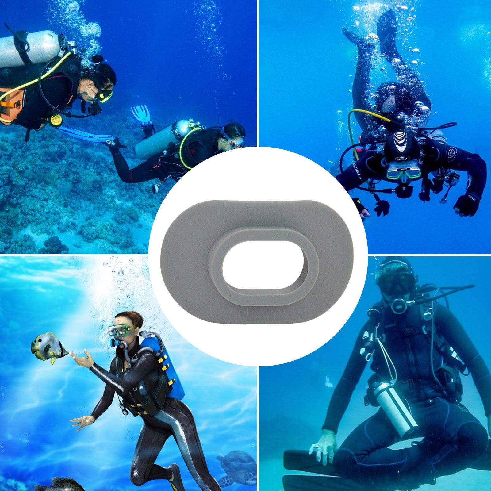 Boccaglio Sub Morbido In Silicone Per Immersioni E Apnea | Proteggi Labbra Da Gelo E Punture | Vestibilità Ergonomica E Sicura