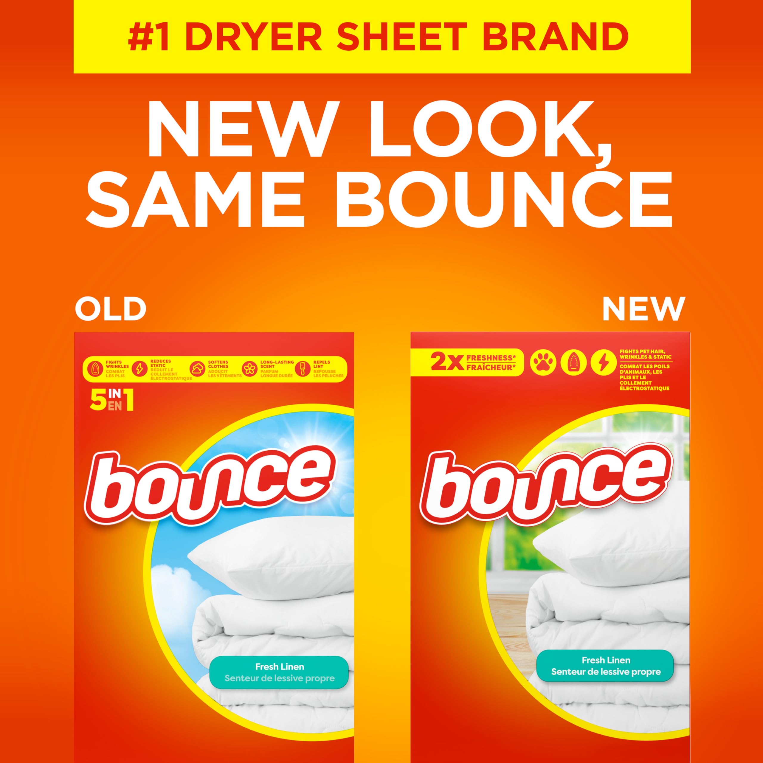 Bounce Fresh Linen Dryer Sheets - 240 Count -8 Bounce Fresh Linen Dryer Sheets - 240 Count -8
