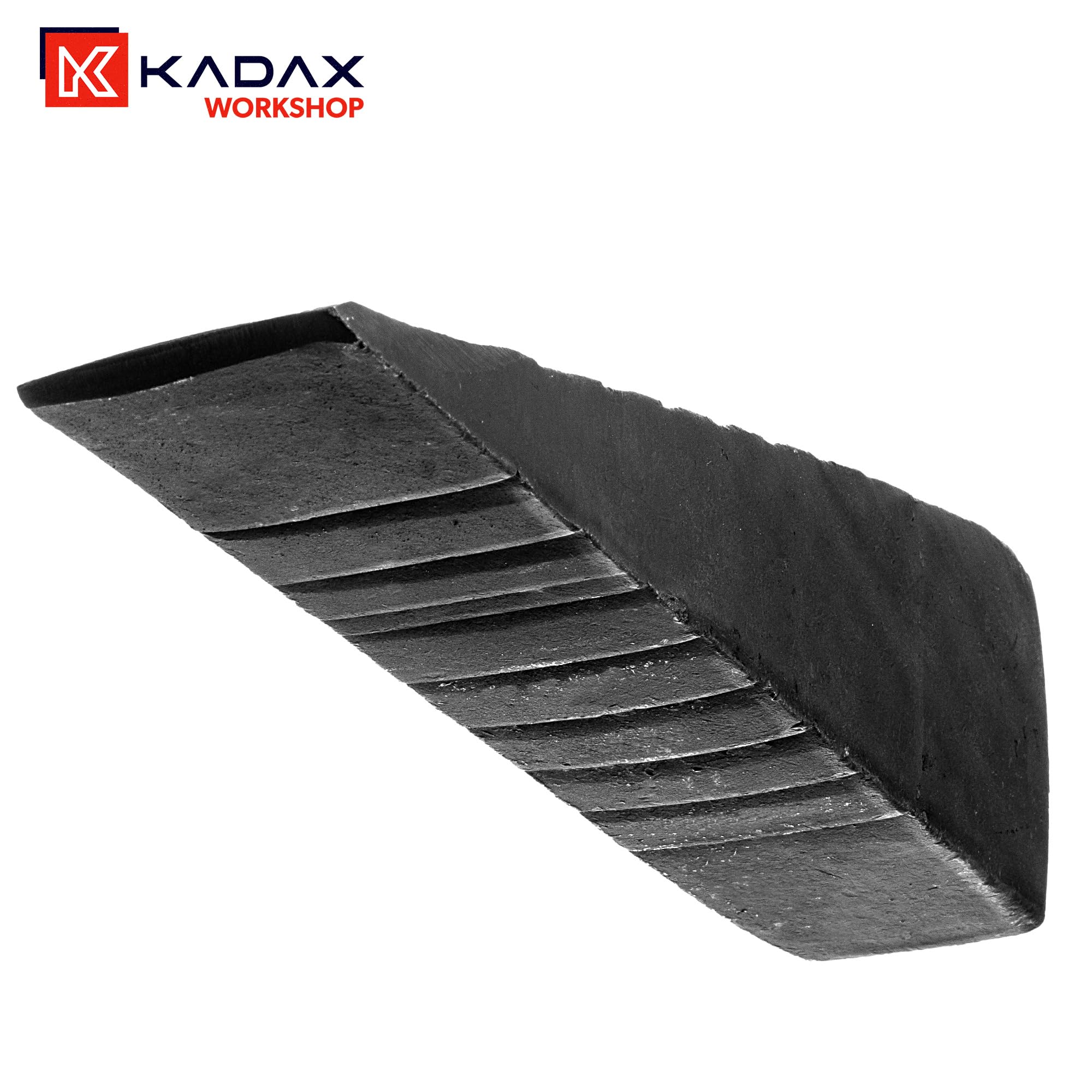 KADAX Cale de fendage en acier - 26,5 x 5 x 7 cm - Pour abattre et fendre le bois - Robuste - Grenade à fendre - Cale de rechange