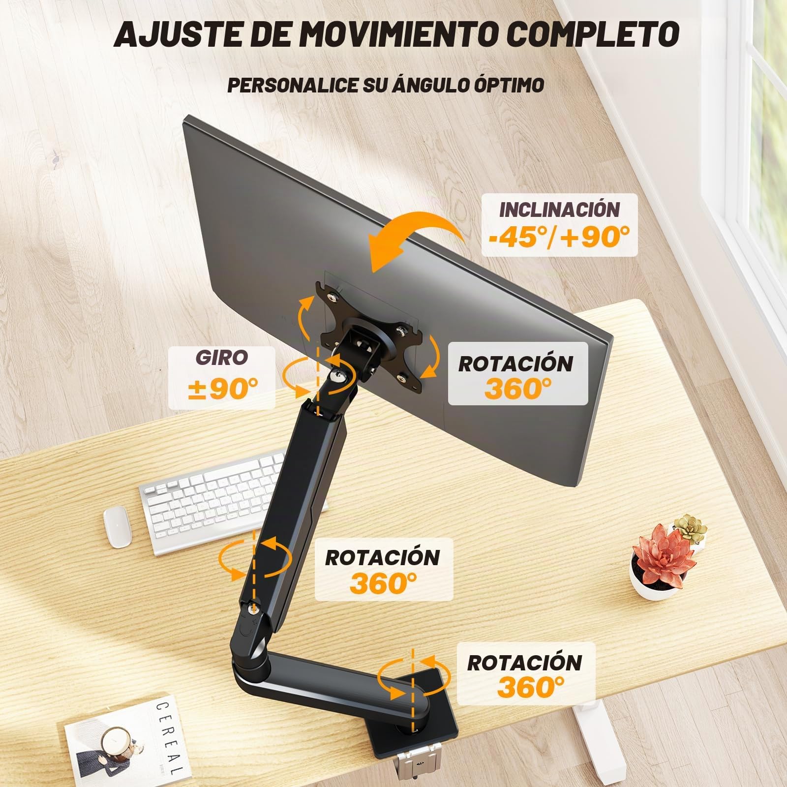 Soporte de monitor para pantalla LED LCD de 17 a 32 pulgadas de hasta 10 kg