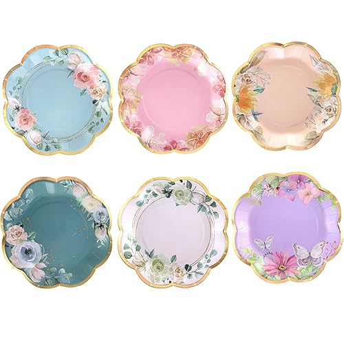 Winoo Design Floral Paper Plates - 48 PK - 9