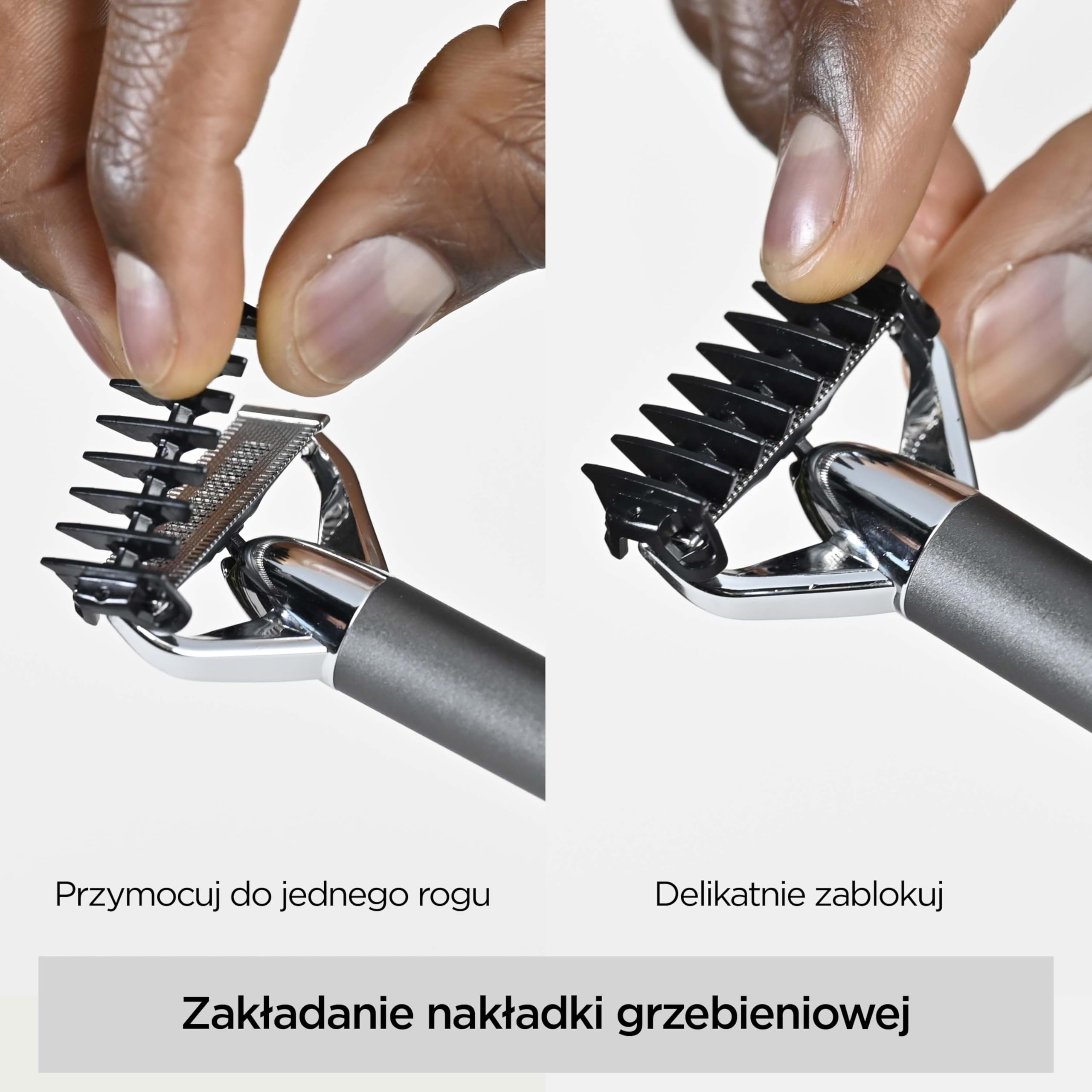 BaByliss X-Blade = Trymer do Zarostu i Brody, Ultraostre precyzyjne ostrza, Elastyczna głowica 50°, 4 nasadki grzebieniowe 1-5 mm, akumulator litowo-jonowy, Wodoodporny, OT996E