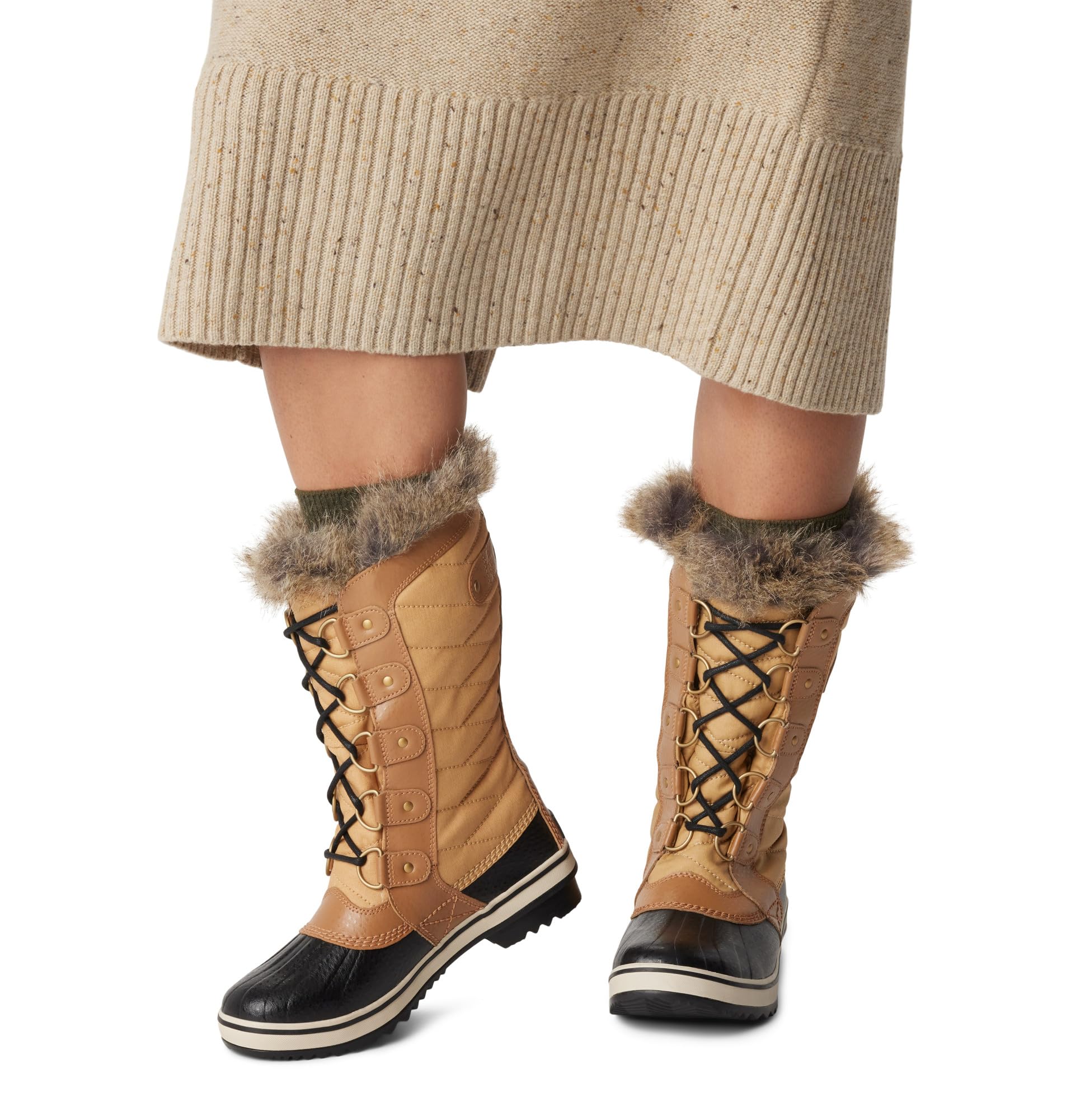 Sorel Joan of Arctic Waterproof wasserdichte Winterstiefel für Damen, Beige (Cattail), 36 EU