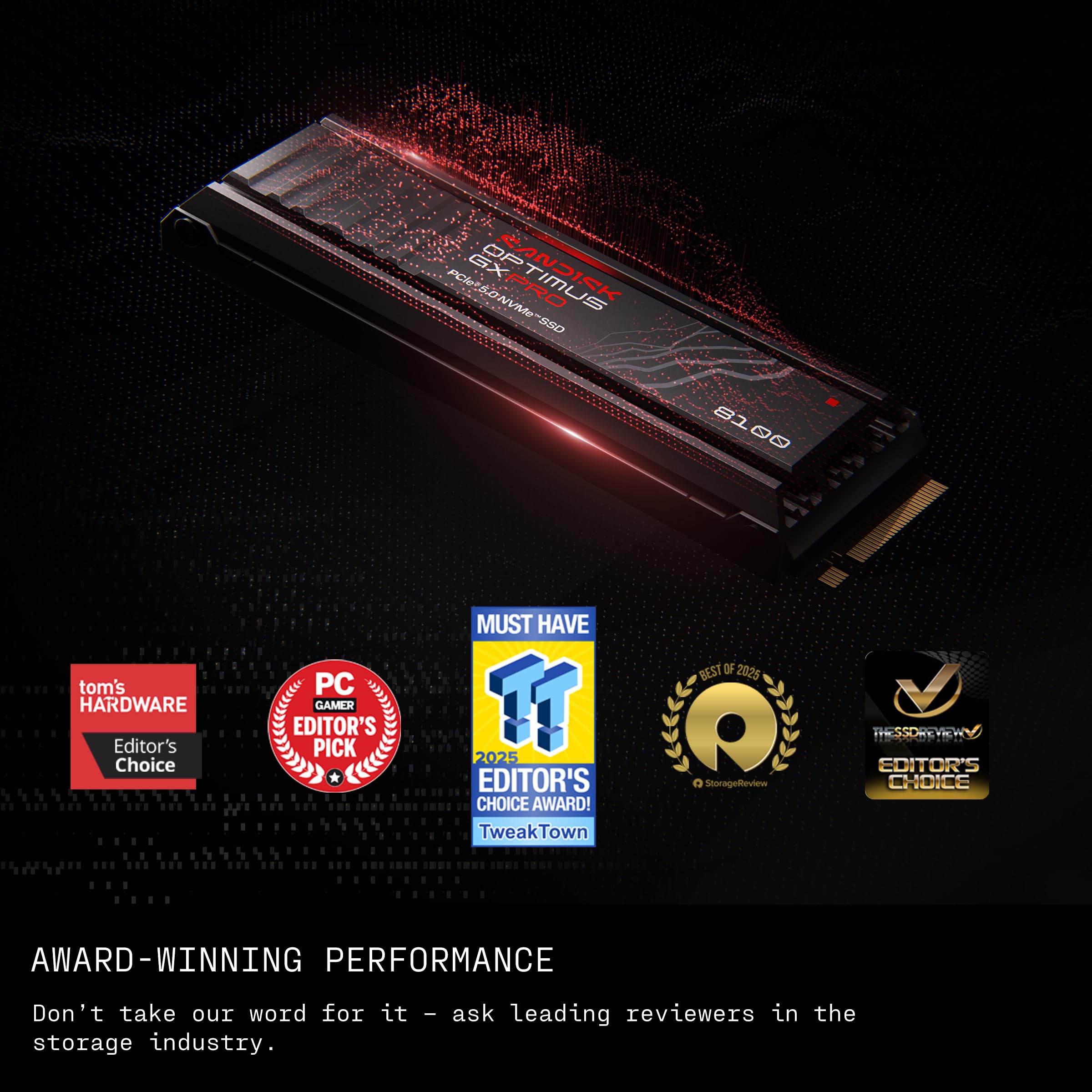 Amazon | 【国内正規品】 SANDISK Optimus GX Pro 8100 NVMe 8TB M2
