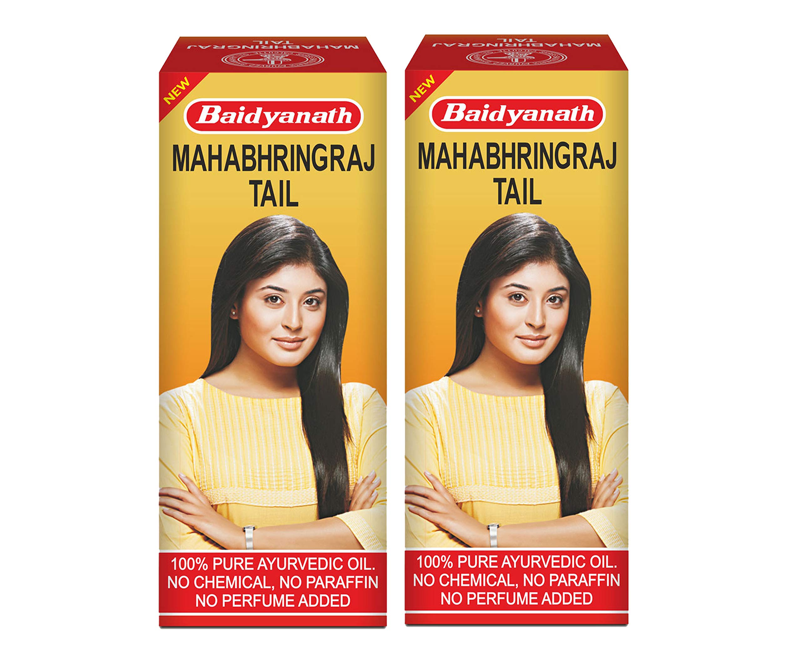 Baidyanath Mahabhringraj Pure Ayurvedic Hair Oil, 100 ml (Pack of 2), Provides Complete Hair Nourishmen- No Added Chemicals and Fragrance (B08XK8KFX7) Amazon Price History, Amazon Price Tracker