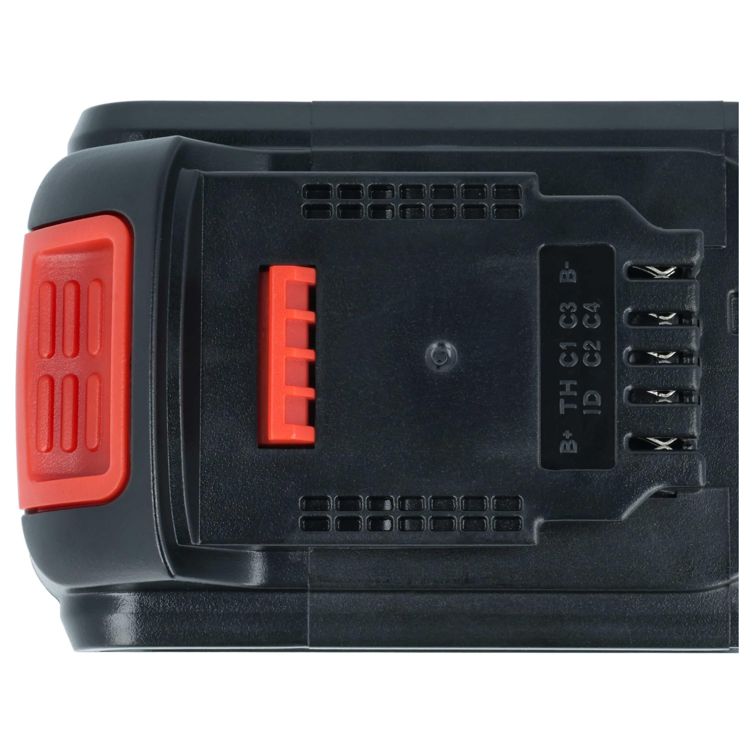 vhbw Batería Compatible con Dewalt DCS391, DCS381, DCS380M1, DCS380L1 | para DCS380B, DCS373M2, DCS355, DCS331N herramienta (2500 mAh, Li-Ion, 20 V)
