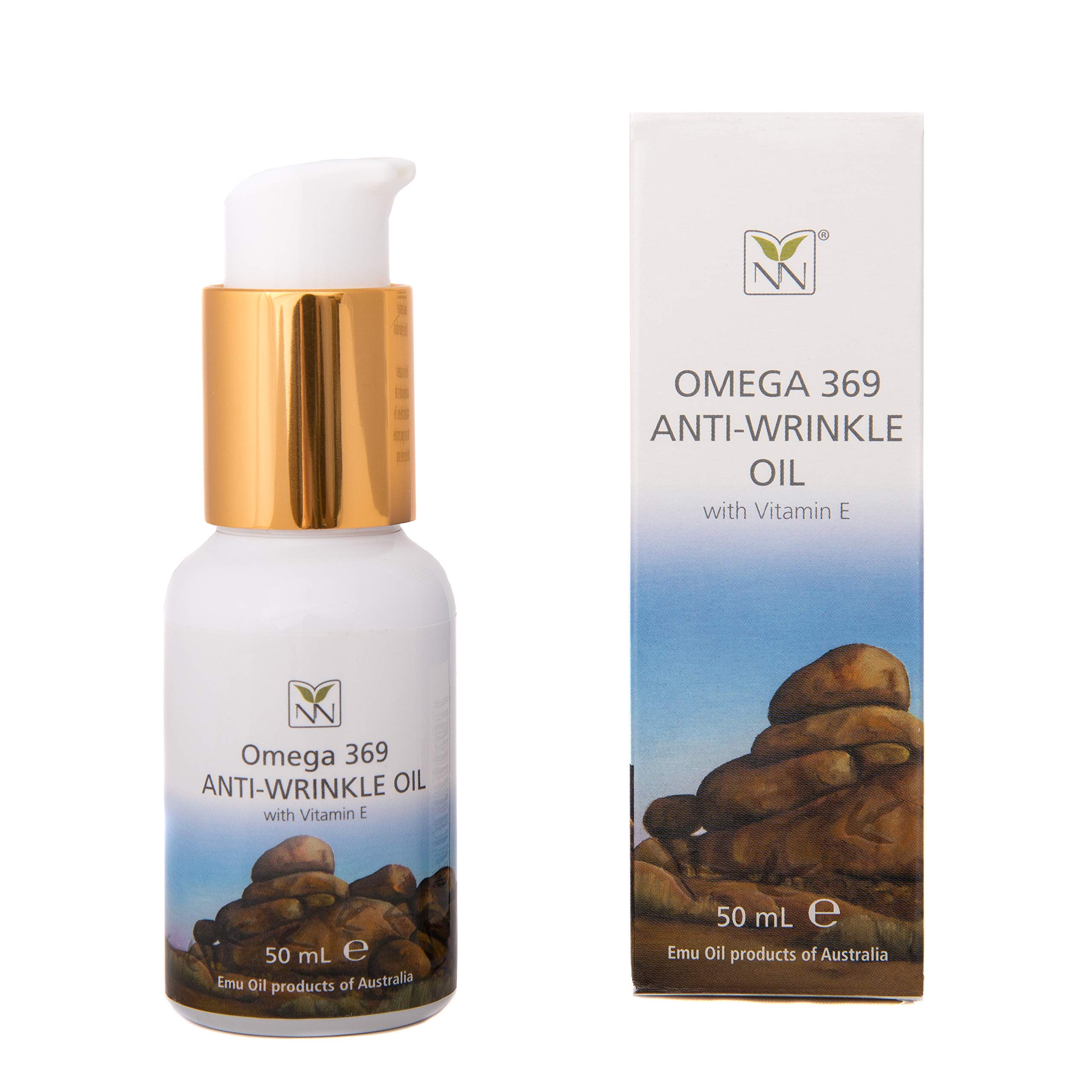 Y-Not Natural® Anti Wrinkle Face and Body Oil with Emu Oil, Vitamin E, and Essential Oils - The Ultimate Natural Moisturizer for Anti-Aging, Wrinkle Prevention, and Younger Looking Skin