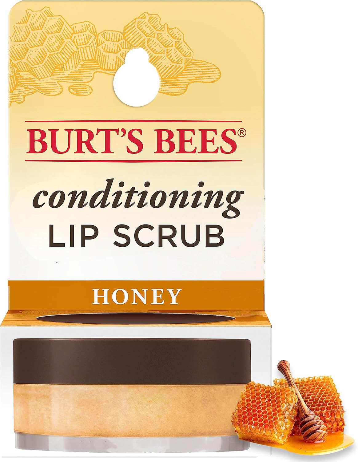 Burt's Bees 100 Natural Origin Conditioning Honey Lip Scrub with Honey