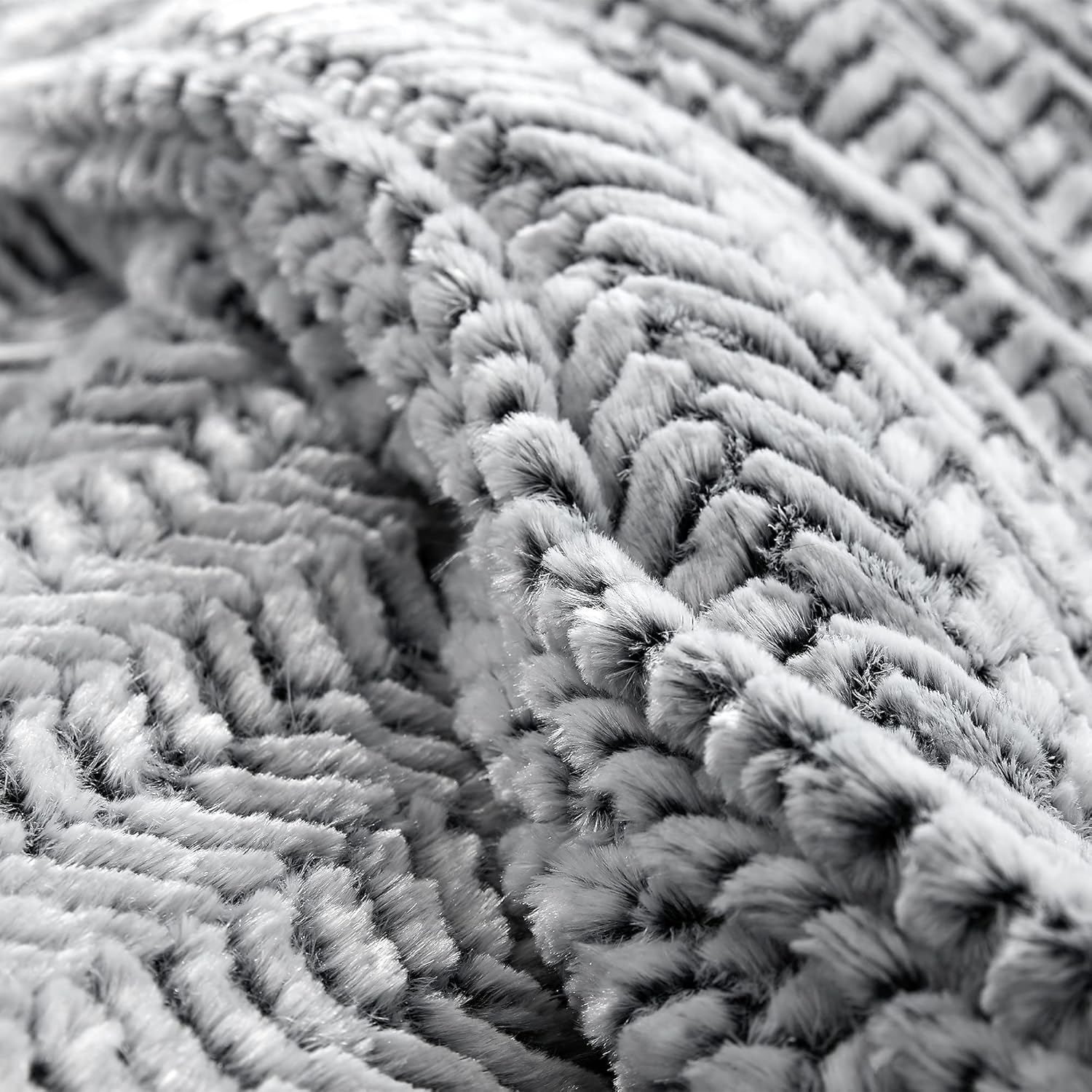 Byourbed Cozy Peaks - Coma Inducer® Oversized King Comforter Set - Chevron Frosted Black