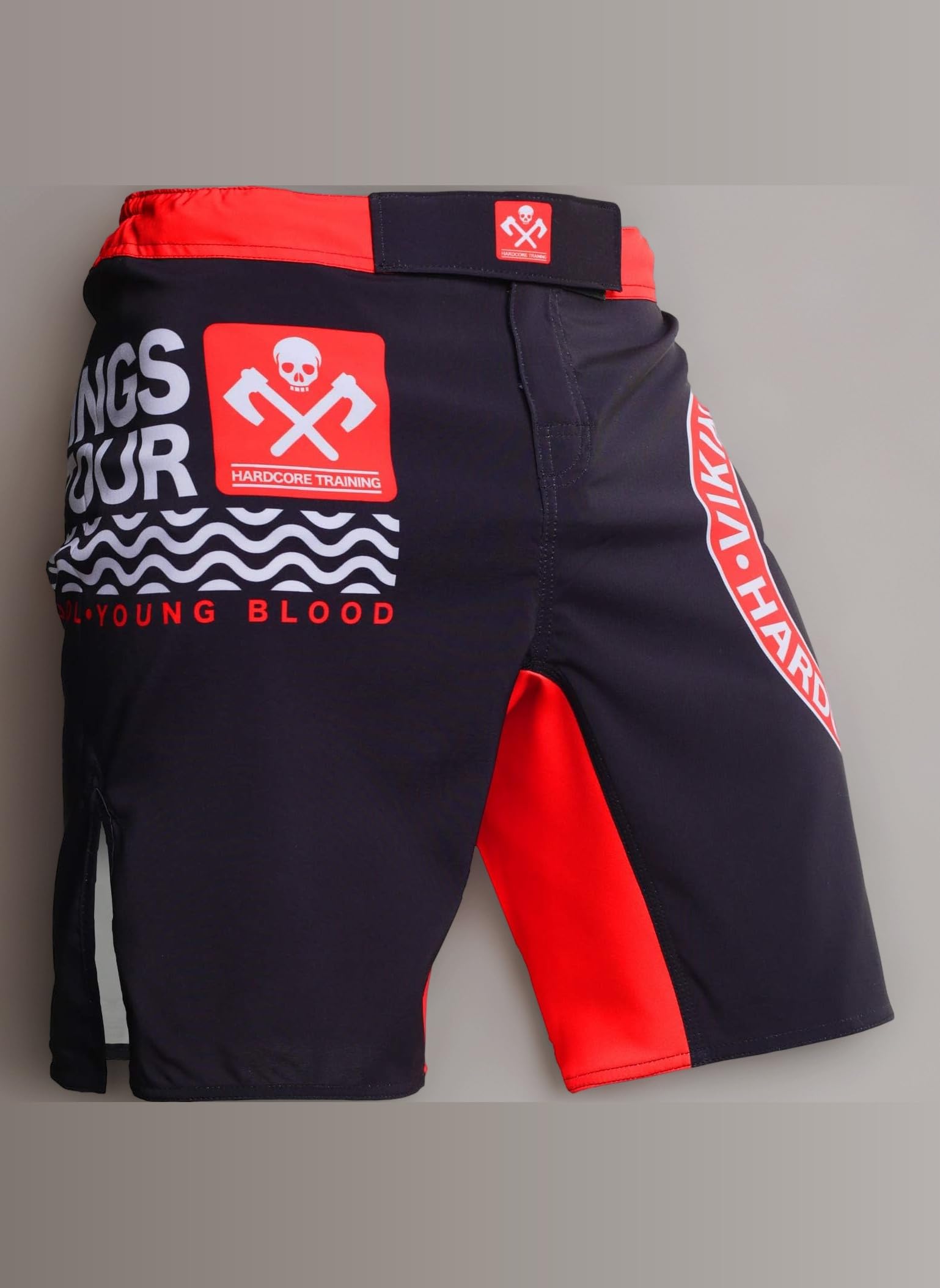 Hardcore Training Fight Shorts Men's Boxing MMA Combat BJJ Grappling Fitness Muay Thai Kickboxing No Gi UK Alpha Regular