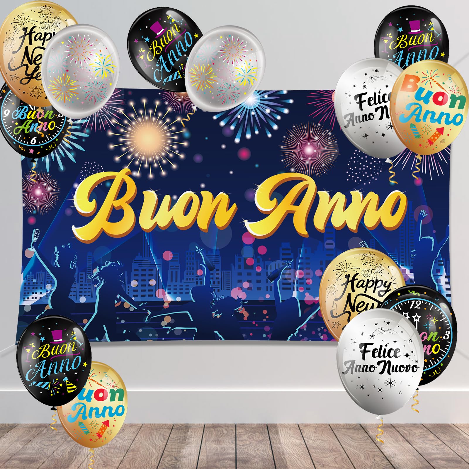 Palloncini Numero 2025 In Lamina Dorata Per Capodanno – Set Di 1 Palloncino Gigante Per Decorazioni Festa, Anniversario E Foto - 3