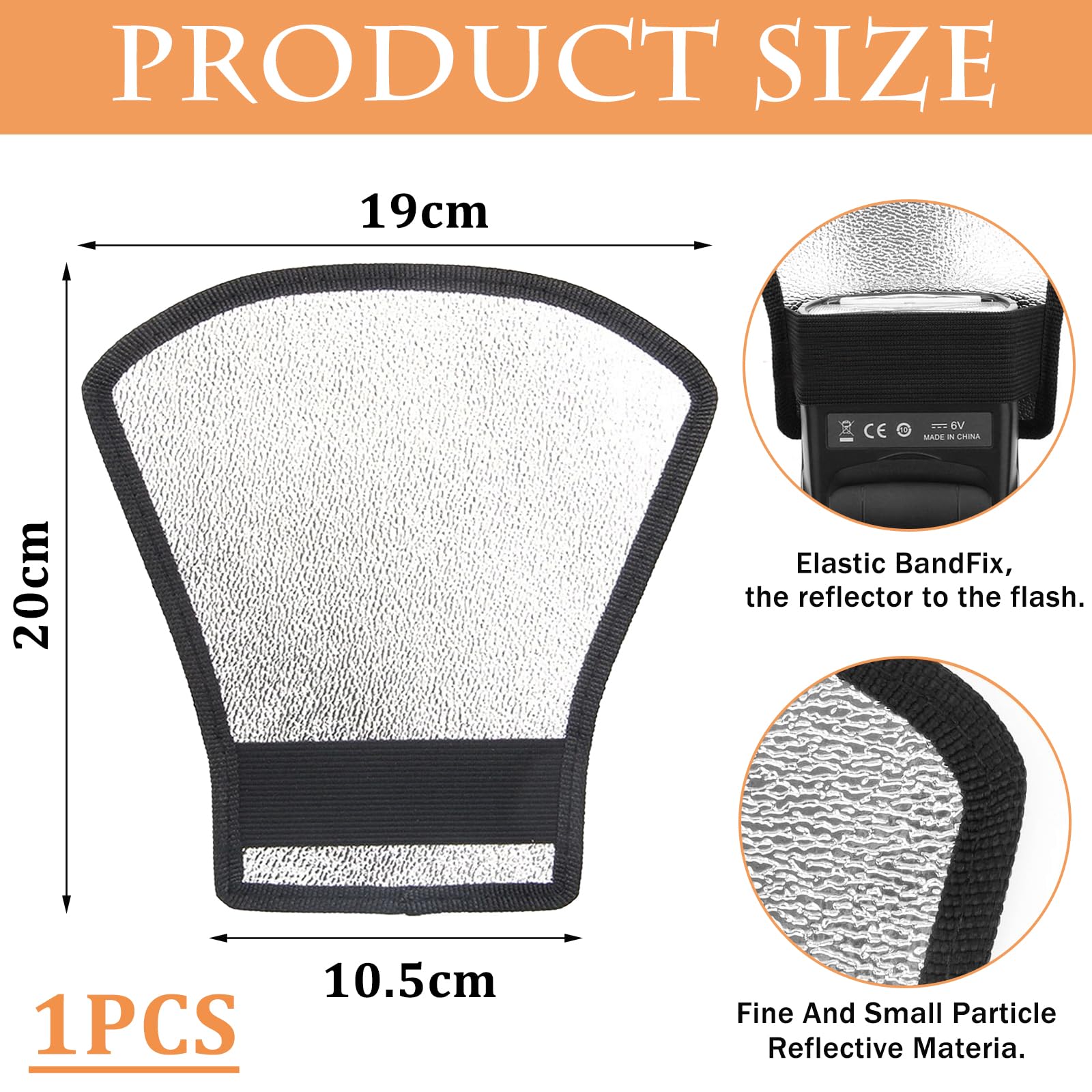 2 Pezzi Speedlite Flash Portatile con Softbox Rotondo Universale Diffusore Riflettore Piccolo