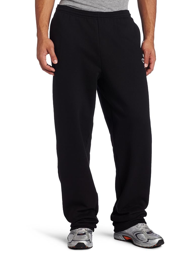 Amazon.com: Champion Men's Open Bottom Eco Fleece Sweatpant