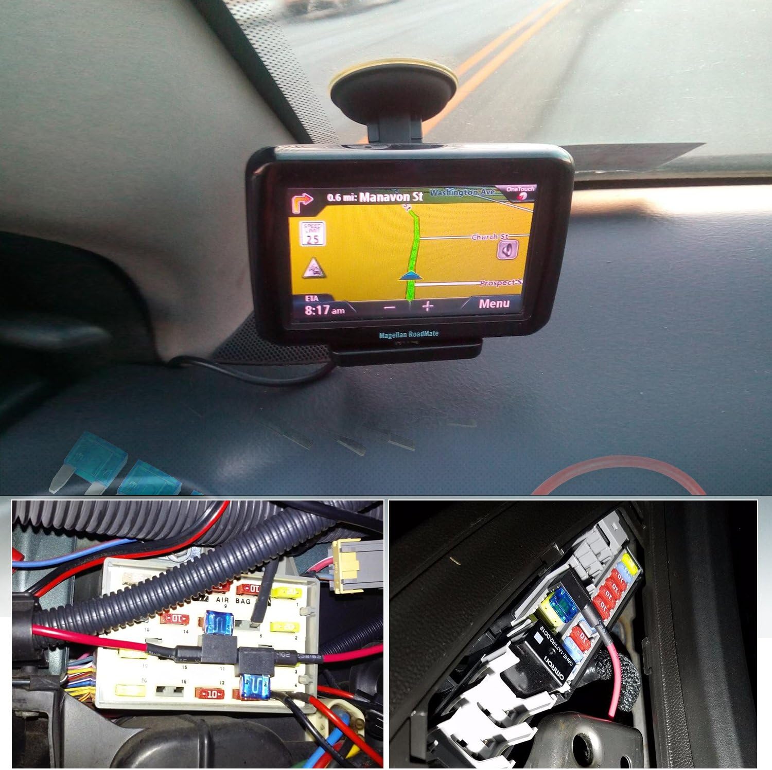 Nilight Fuse Holder Add-a-circuit Fuse TAP Adapter Mini ATM APM Blade Fuse Holder-10 Pack , 2 years Warranty : Automotive