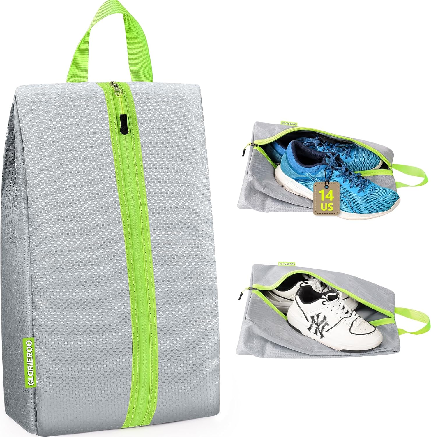 Soccer Cleat Bag – Odor-Absorbing Lightweight Track Shoe Organizer for Travel, Gym & Sports | Smell-Proof Storage with Active Carbon Fabric (Ideal for Spikes, Golf, Tennis,Bowling) Soccer Cleat Bag – Odor-Absorbing Lightweight Track Shoe Organizer for Travel, Gym & Sports | Smell-Proof Storage with Active Carbon Fabric (Ideal for Spikes, Golf, Tennis,Bowling)