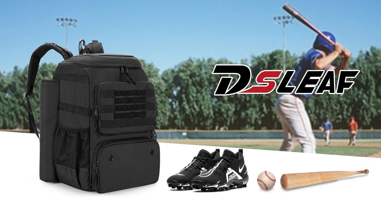 Amazon.co.jp: DSLEAF 野球リュック バットスリーブ2個付き 野球