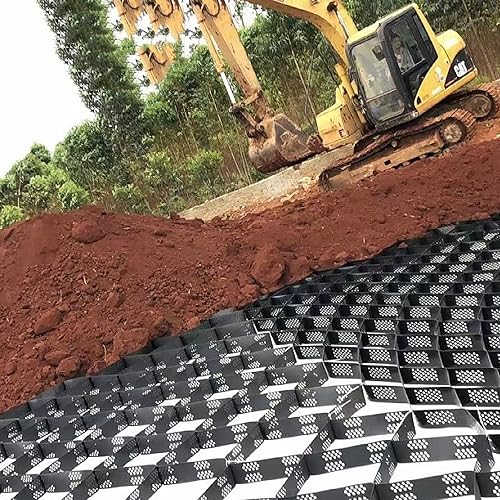 Miniatura 2 de Sistema de adoquines de entrada resistente para caminos - Patio trasero, entradas residenciales, rejillas permeables de panal de abeja, grava de