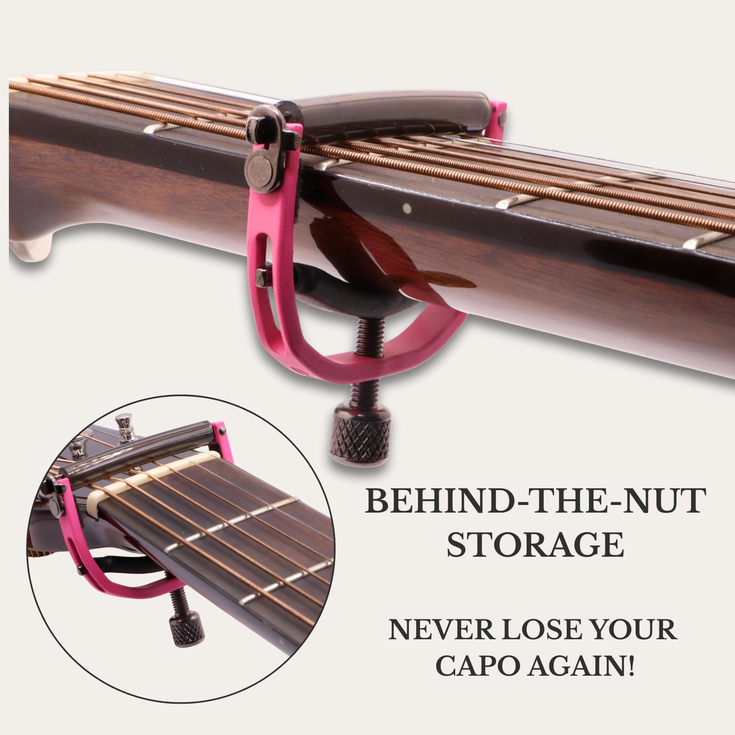 Cejilla para guitarra acústica de 6 cuerdas, cejilla de alta calidad para acústica, cejilla de fácil ajuste para guitarra de 6 cuerdas, diseño ultrafino, sin zumbidos, cejilla de guitarra ideal para