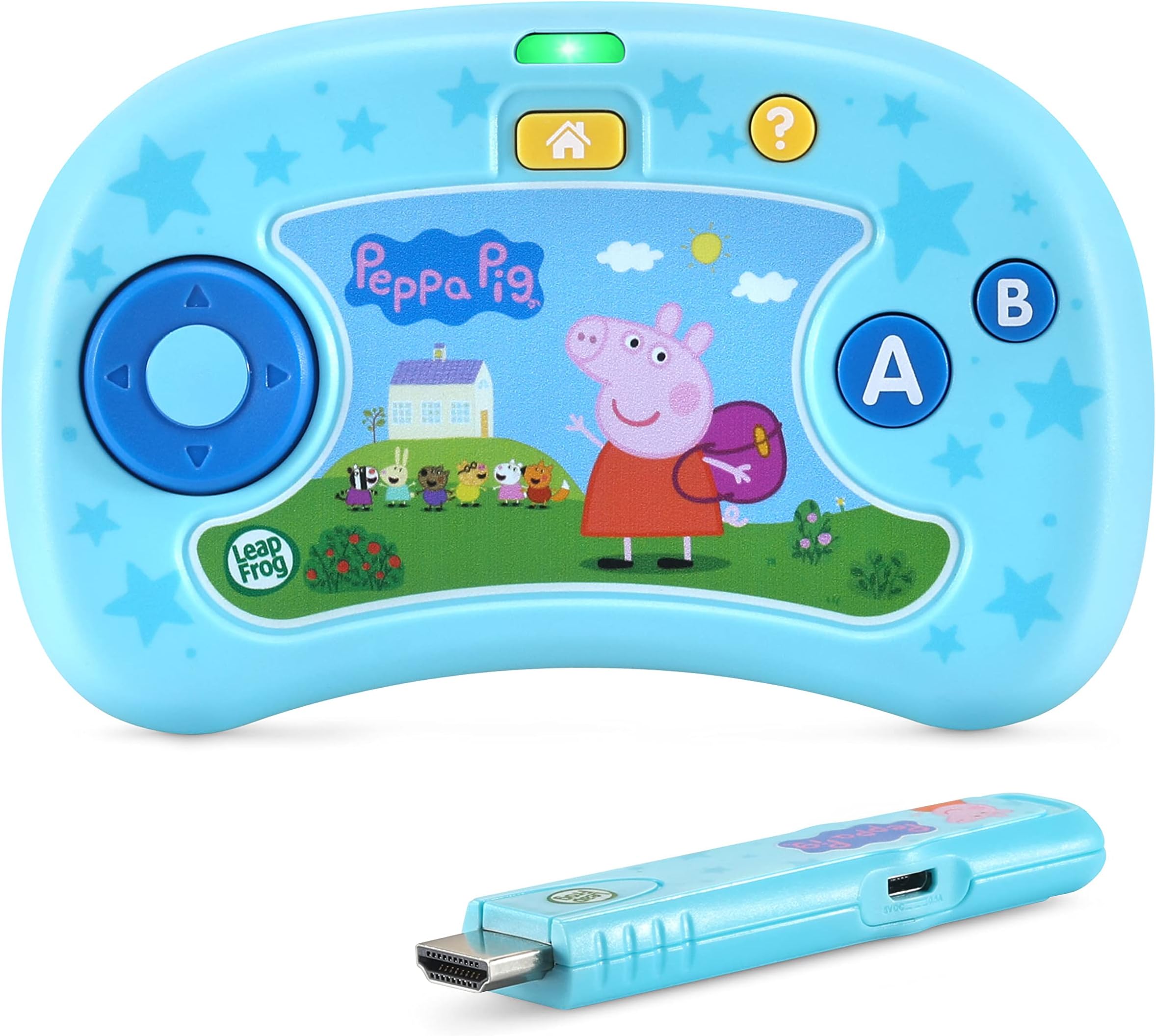 LeapFrog Peppa Pig: Peppa's Big Day Learning Video Game, Educational & Interactive Game For Kids, Plug & Play No Setup Required, Real Voice of Peppa, Gift for Children 3, 4, 5+ Years, English Version
