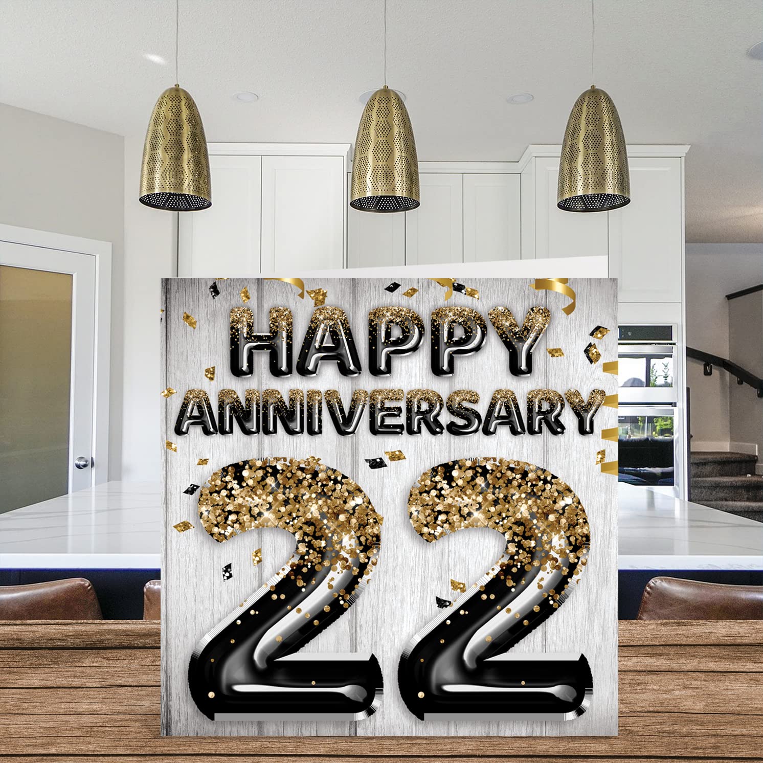 Simpatico biglietto per il 5° anniversario di matrimonio, con orsi danzanti, in metallo, regalo per 5° anniversario (gc-annidancing05