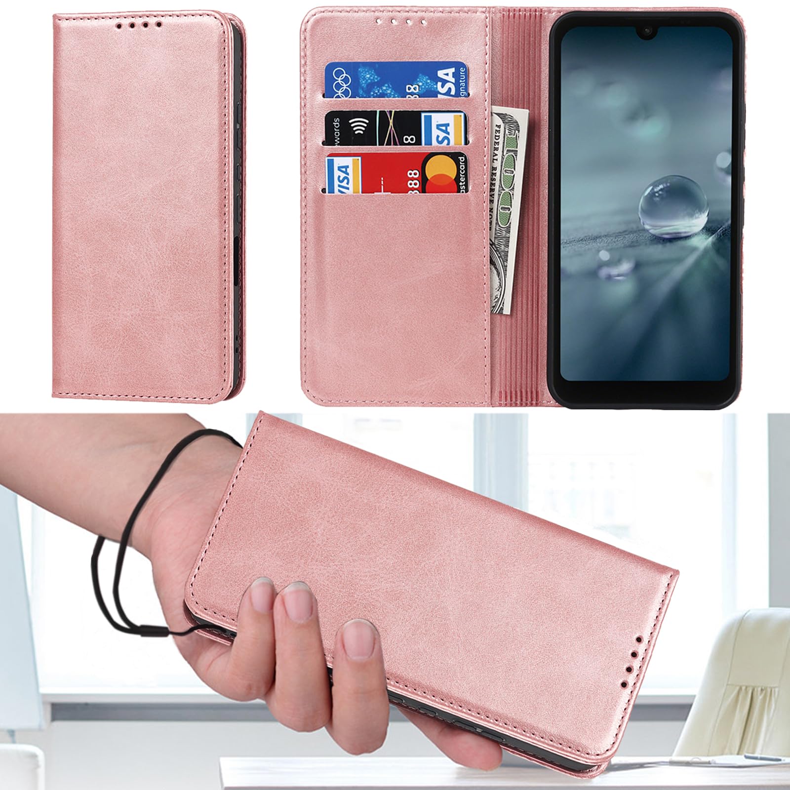 Amazon.co.jp: OPPO A3 5G ケース 手帳型 【ストラップ 一本付】 適用