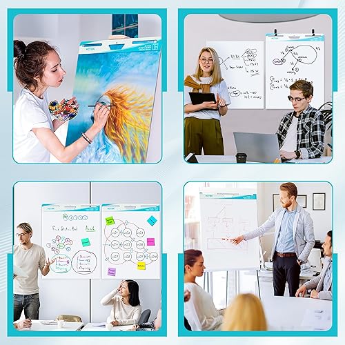 Miniatura 7 de 120 hojas de caballete adhesivo grueso, 20 x 23 pulgadas, 30 hojasbloc, 4 blocs por paquete, papel de tabla de ancla, papel de tabla de ancla, papel