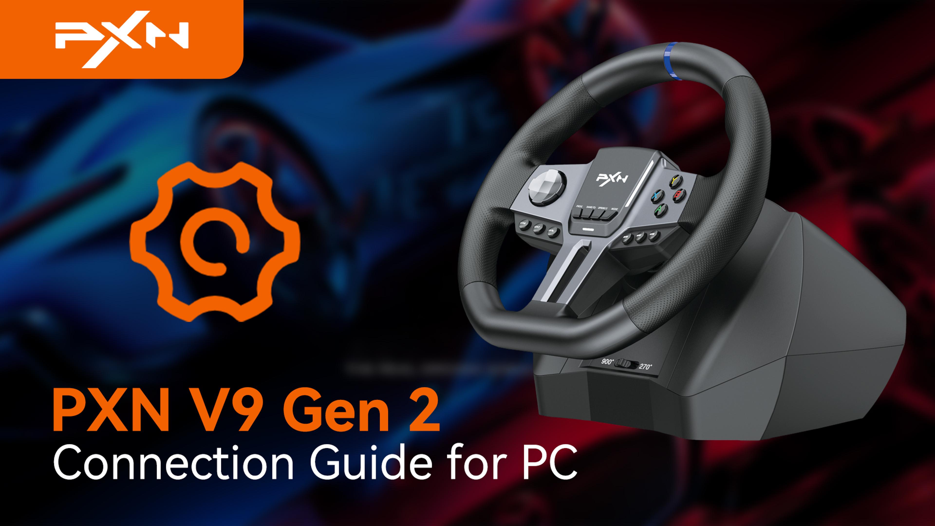 Amazon.com: PXN V9 Gen 2 Racing Wheel with Hall Effect Pedals and