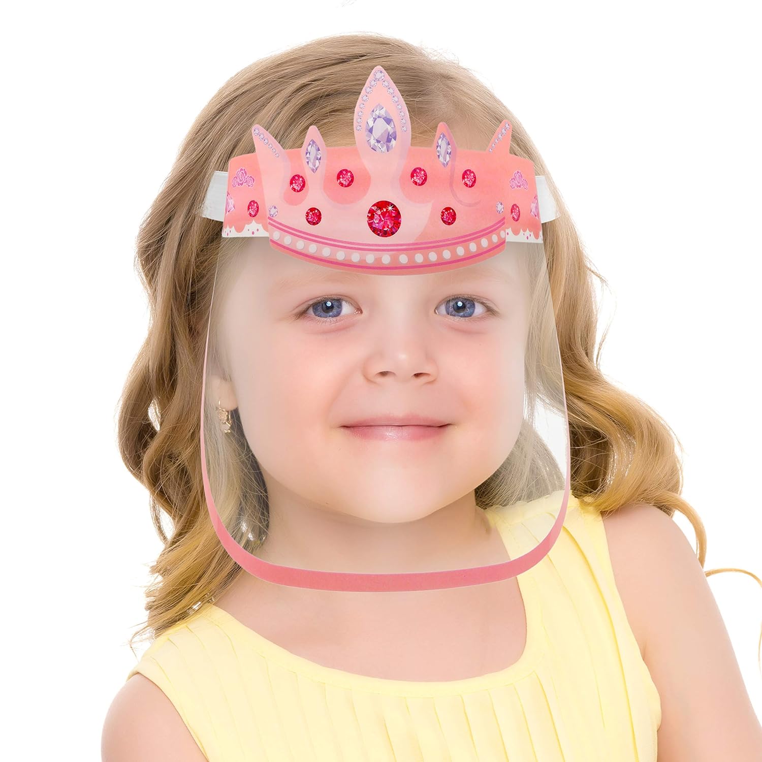 [ US STOCK ]CUTE SMALL KIDS SIZE FACE COVER MASK WITH CLEAR VISOR
