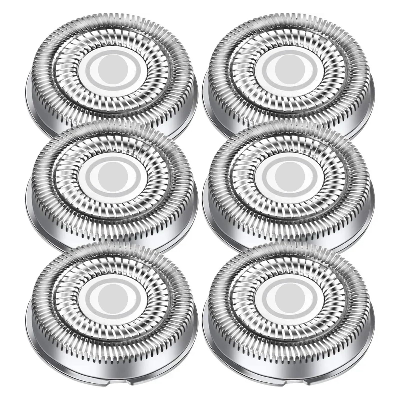 Cabezales De Repuesto For Afeitadora (3/6 Unidades), Compatibles Con Las Series 1000, 2000, 3000 Y 5000 AT7xx/AT8xx/PT7xx/PT8xx.(6pcs)
