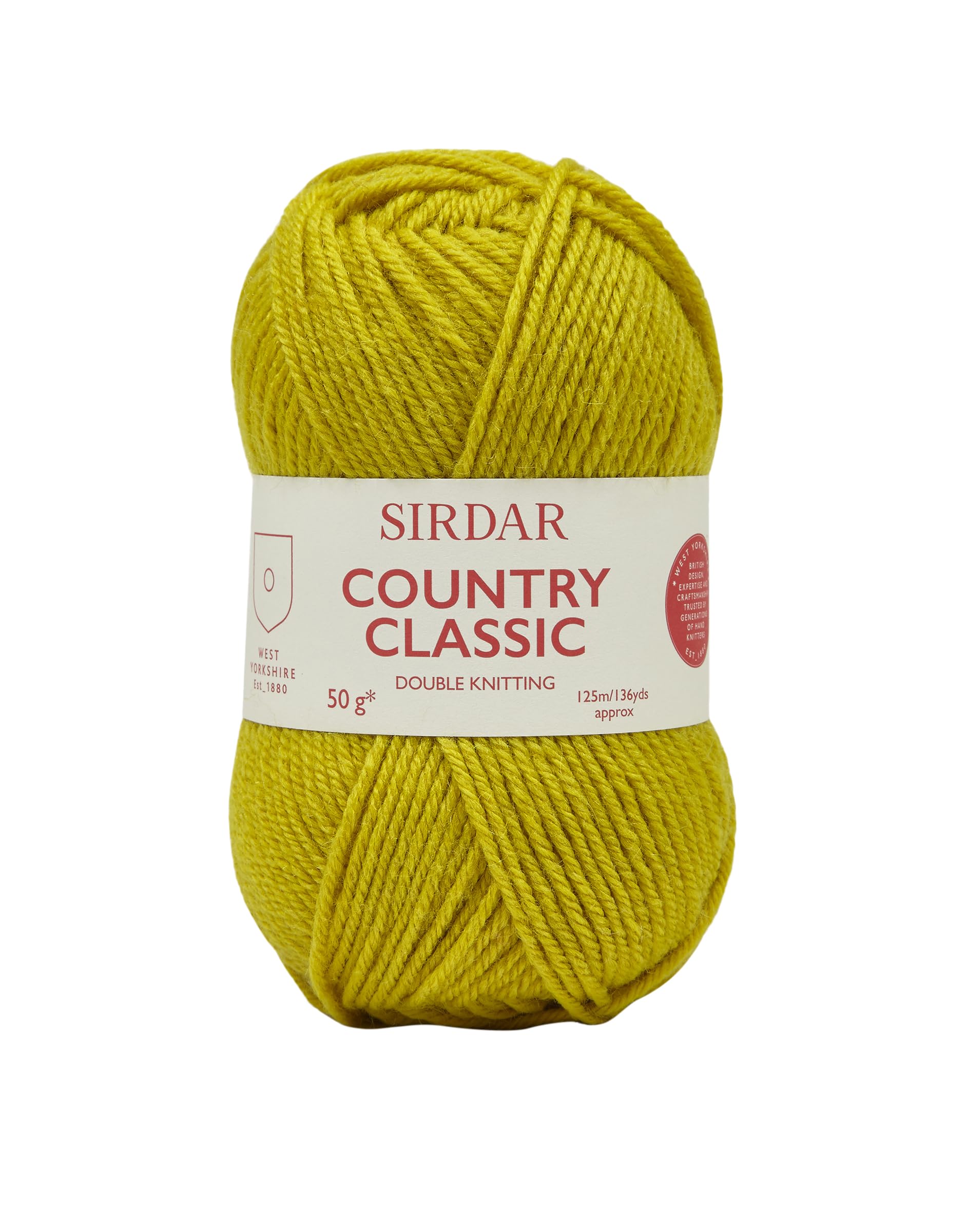 Sirdar Chartreuse Country Classic Dk Double Knitting, (866), 50G