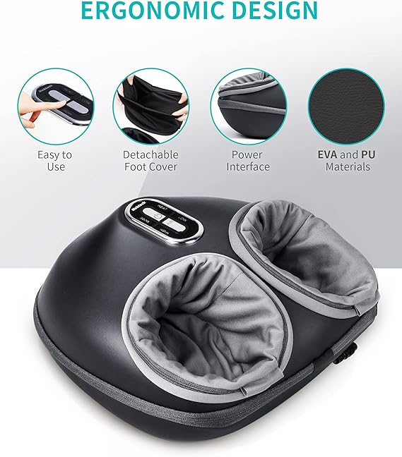 Nekteck Foot Massager with Heat and Air Compression
