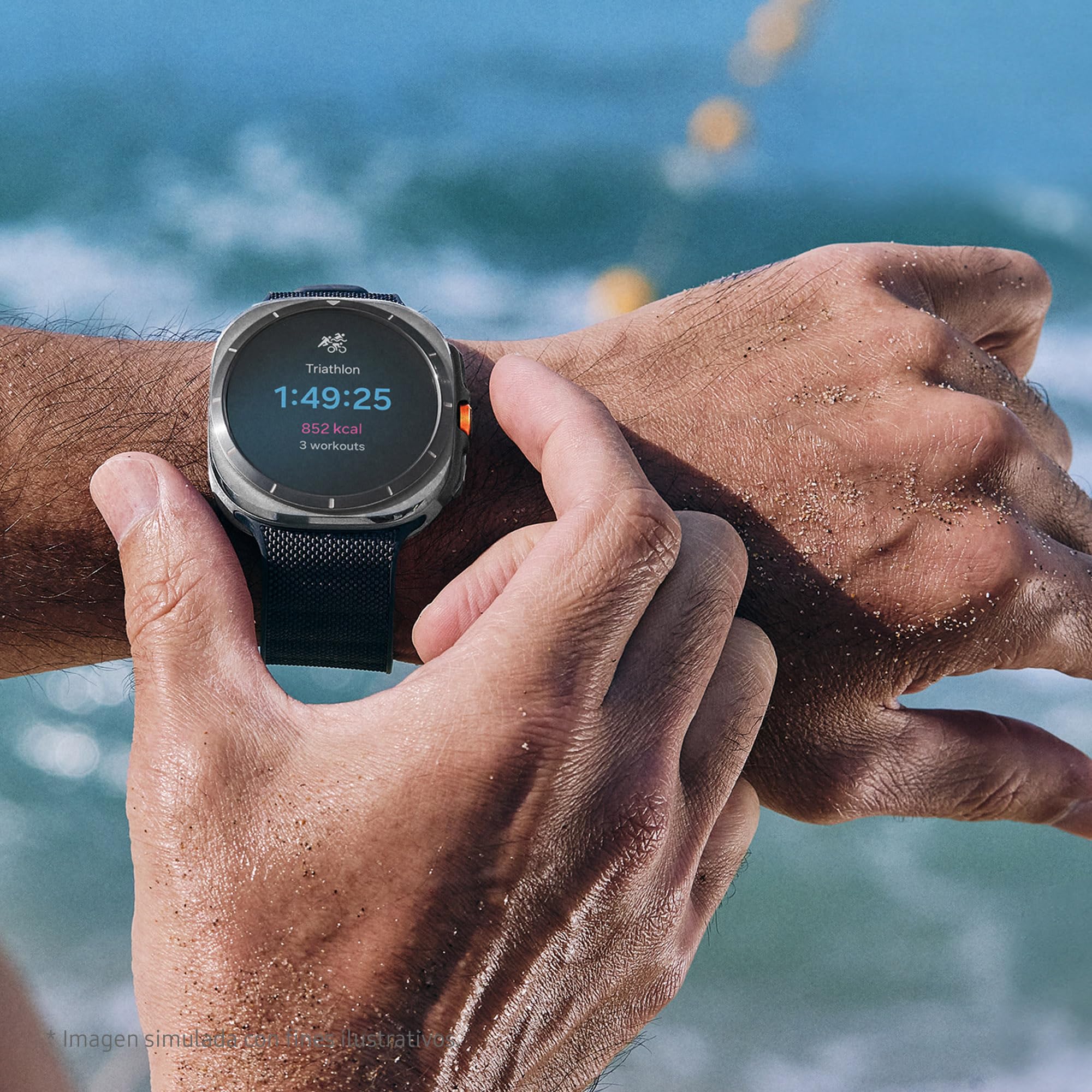 Samsung Galaxy Watch Ultra LTE 47mm + Cargador - Smartwatch, Control de Salud, Seguimiento Deportivo, naranja (Versión Española)