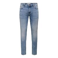 Only & Sons Onsloom Vita Bassa Slim Fit Jeans Blu 34/34