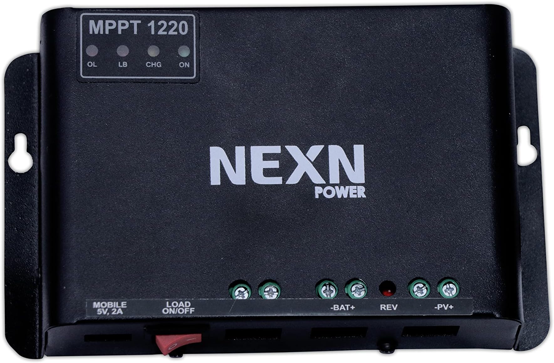 NEXN MPPT 12V 20amp Solar Charge Controller with USB(Mobile Charging) and DC Load Port.