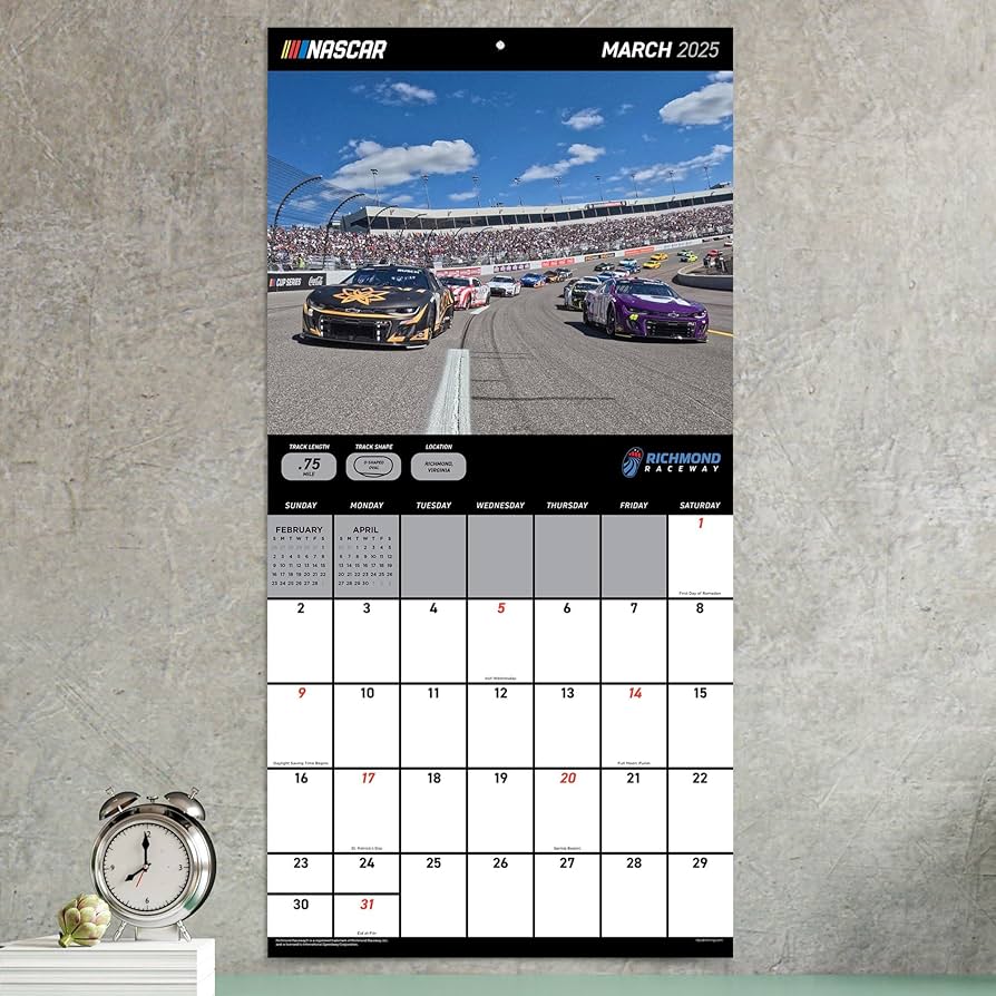 amazon-com-tf-publishing-2025-nascar-tracks-wall-calendar-large-grids-for-appointments-and-scheduling-vertical-monthly-wall-calendar-2025-home-and-office-organization-premium-gloss-paper-12-x12-office-products for Free Printable Nascar Schedule 2025 Amazon.com: TF PUBLISHING 2025 Nascar Tracks Wall Calendar - Large Grids for Appointments and Scheduling - Vertical Monthly Wall Calendar 2025 - Home and Office Organization - Premium Gloss Paper - 12