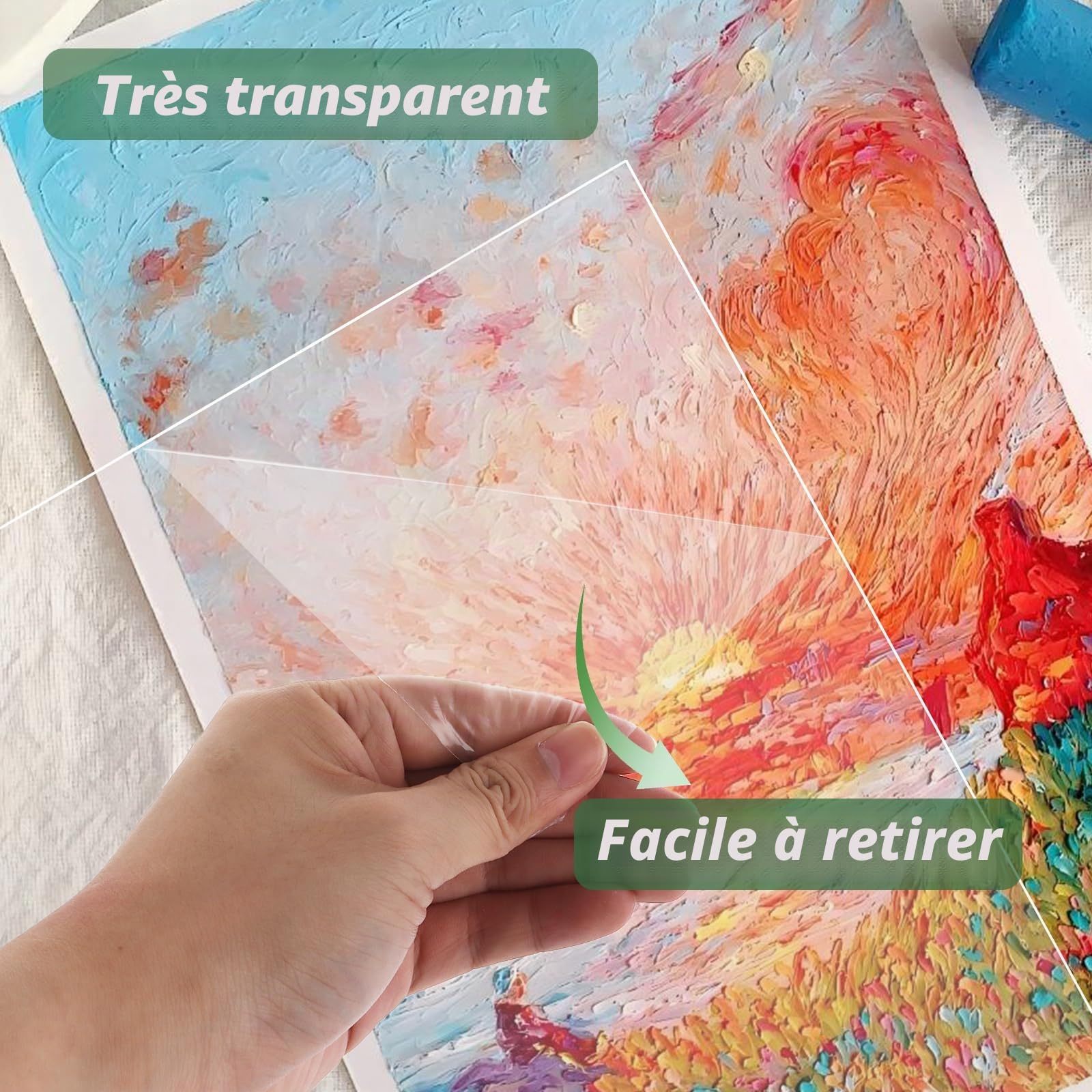DAJAVE 2 pièces 400x300x5MM Plaque Acrylique Transparente Plaque Plexiglas Feuille de Plastique Plaque pour le Remplacement du Verre