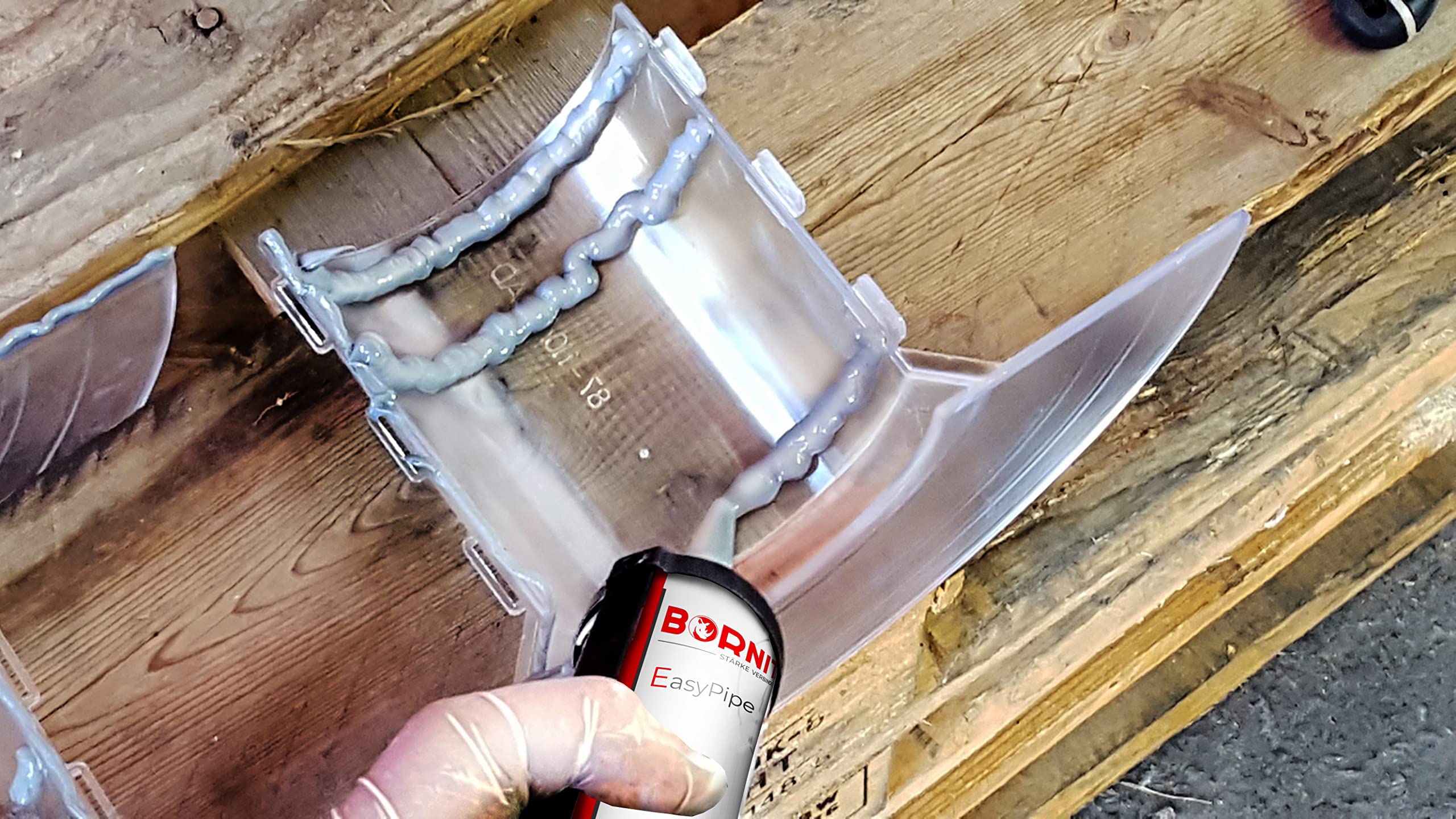 BORNIT EasyPipe Kabeldurchführung Einbau nachträglich möglich [DIN18533] 87-110mm Kabeldurchführung wasserdicht Ringraumdichtung Mauerdurchführung Glasfaserkabel Kabel Hauseinführung Dichtung Garage