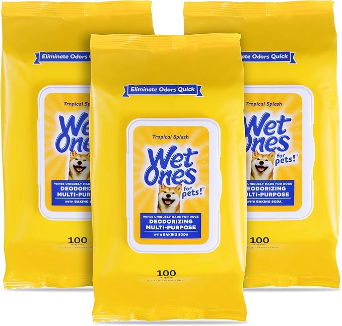 Wet Ones for Pets Deodorizing MultiPurpose Dog Wipes with