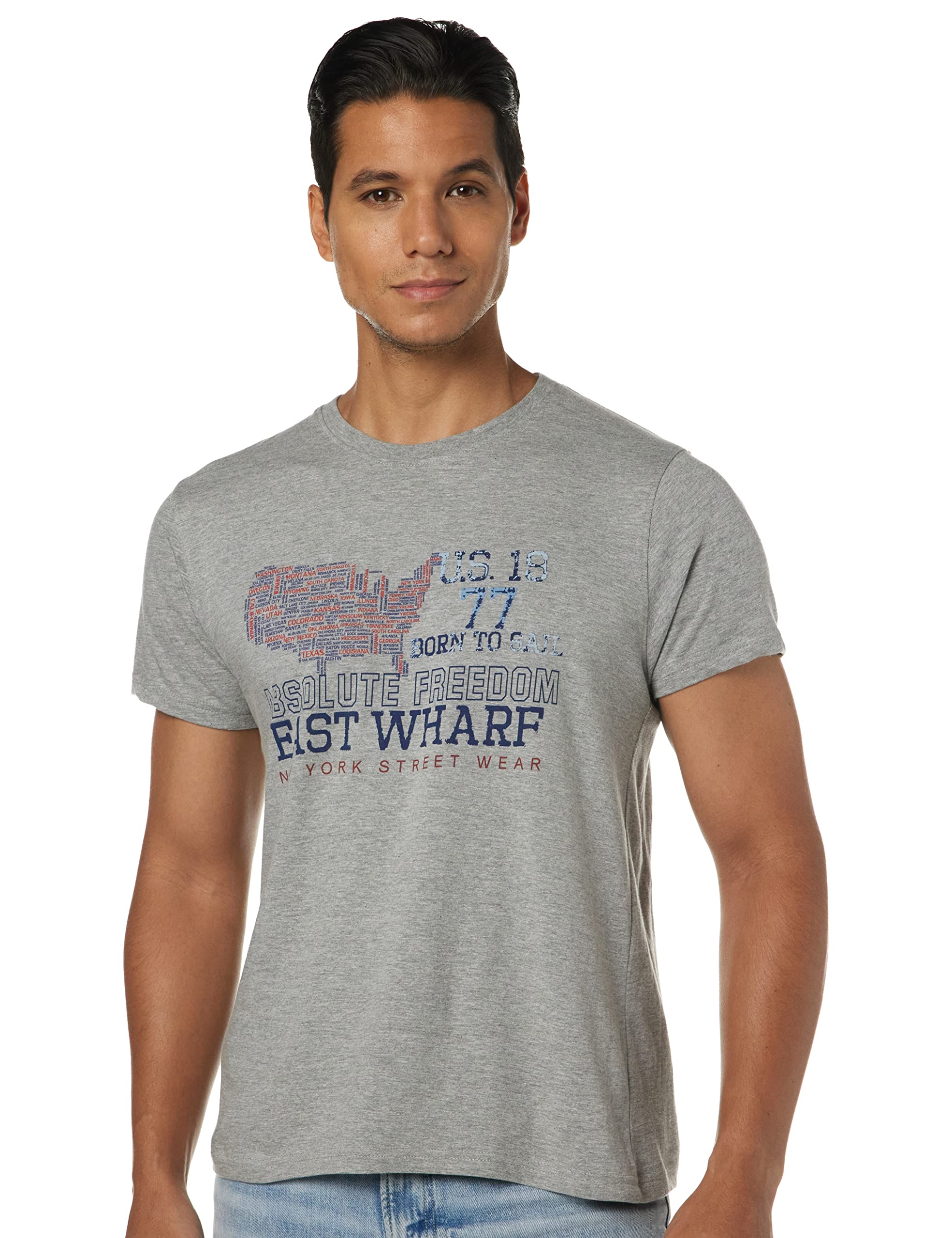 Printed Round Neck T-Shirt For Men