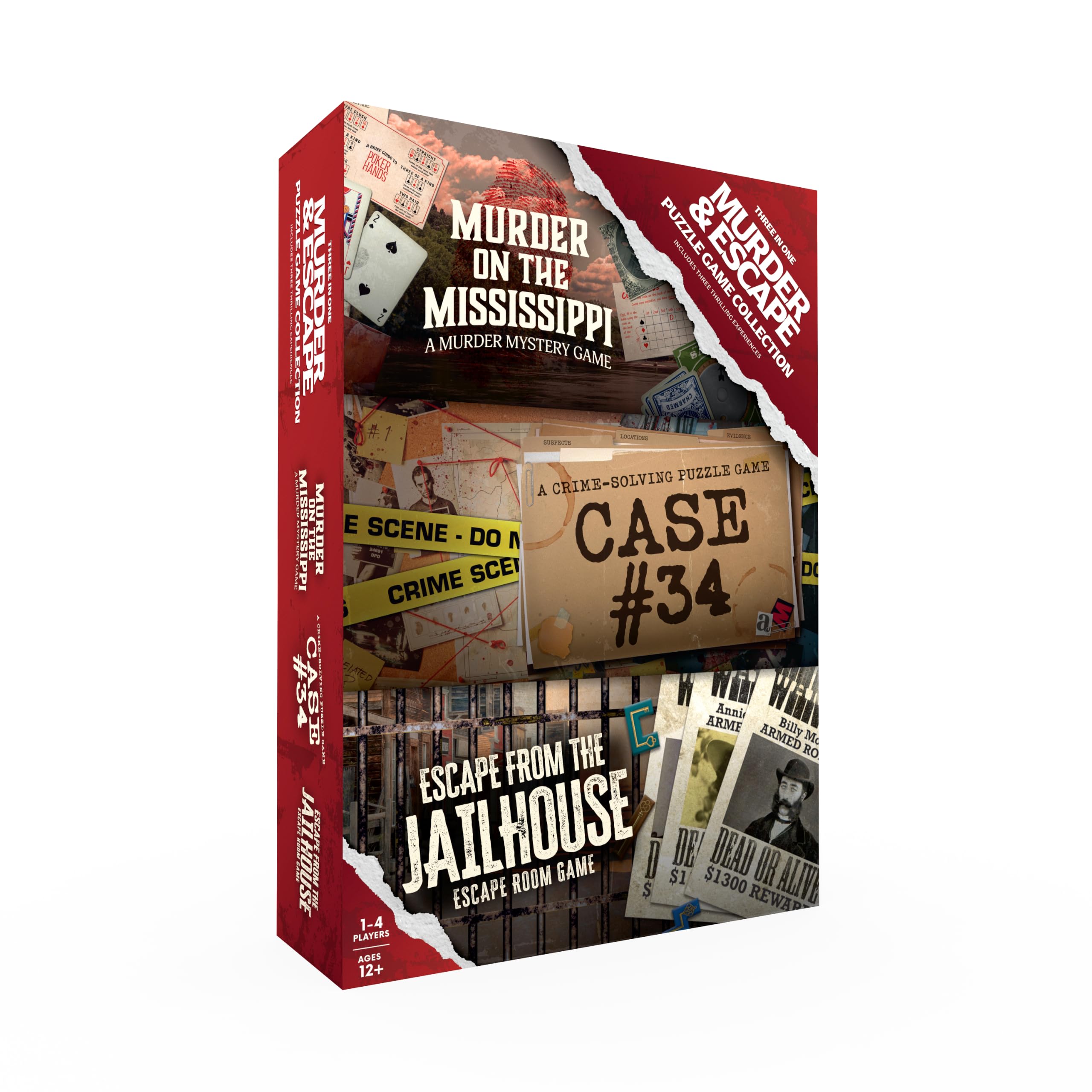Menkind x Professor Puzzle 3 in 1 Murder & Escape Puzzle Game Collection