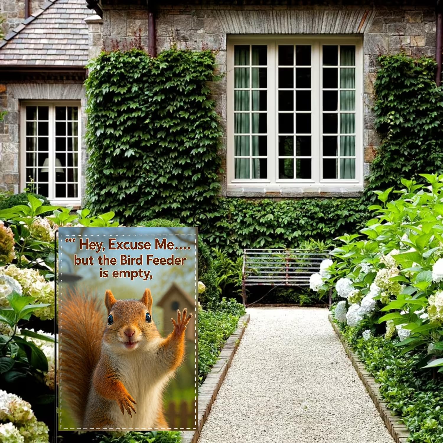 Everyday Squirrel Garden Flag 12 x 18 Inch Polyester Outdoor Yard Decor Cute Animal Welcome Sign for Home Garden Patio Porch Seasonal Display - Image 9