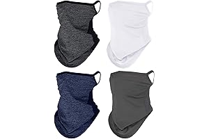 4 Pieces Neck Gaiter for Men: Your Shield Against Sun & Wind