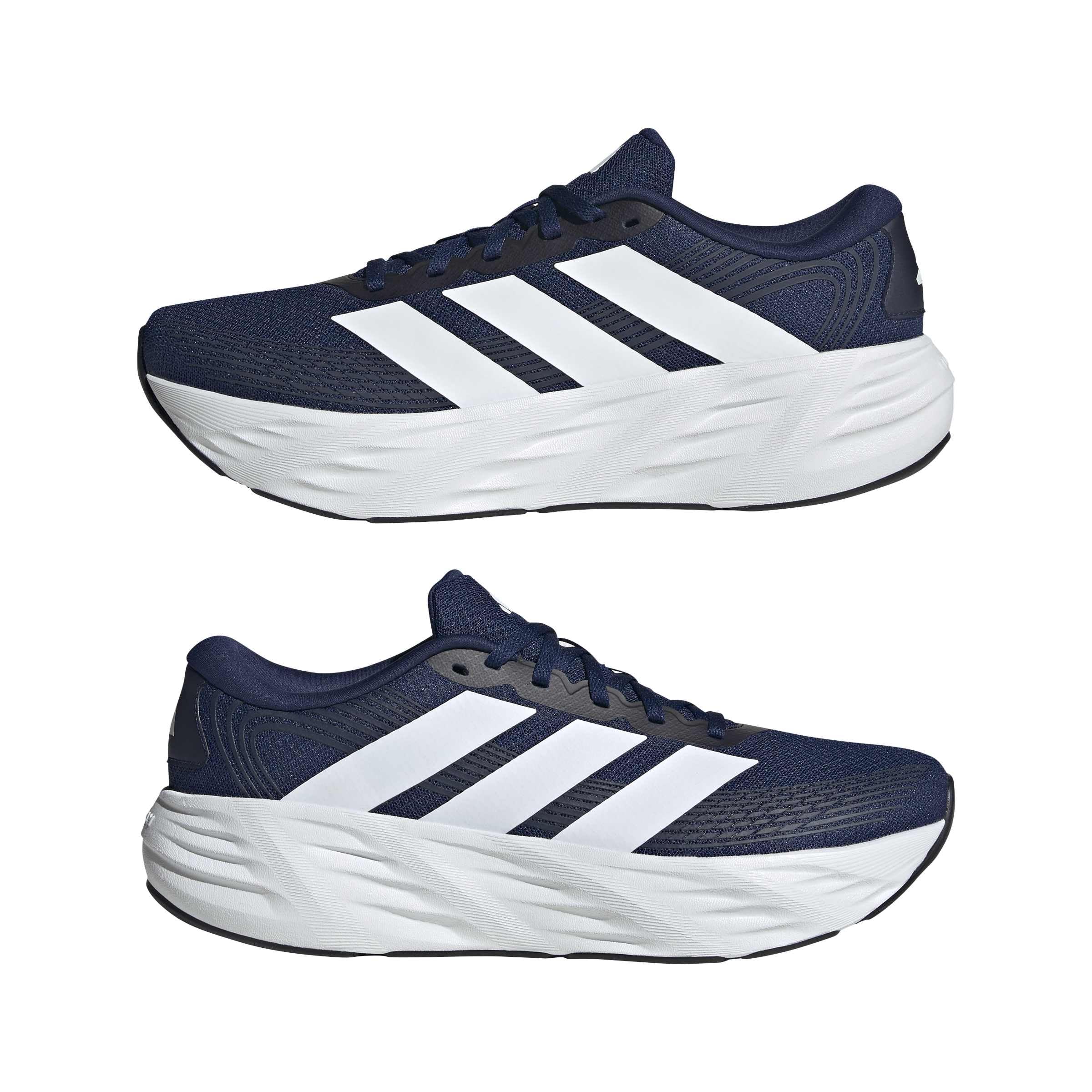 adidas Herren Galaxy 8 Running Shoes, Dark Blue/FTWR White/Night Indigo, 43 1/3 EU – Ansicht 7