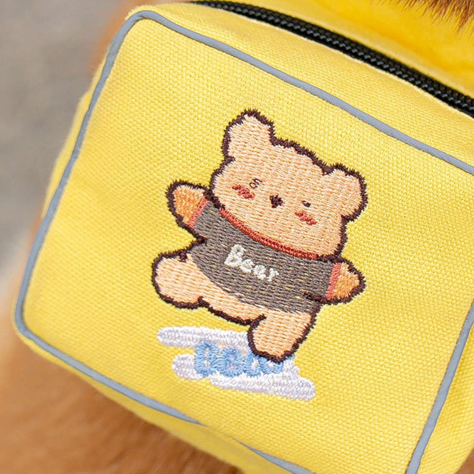 Pettorina per cani con zaino – Twill – Zainetto per cani con guinzaglio – Grazioso zaino per gatti, sella colorata per cani, accessorio da viaggio per amici di famiglia o