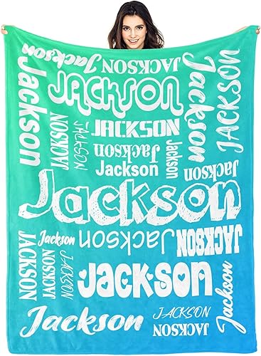 Vista 191 de Manta personalizada con texto, manta personalizada con nombre para madre, padre, adultos, amigos, amantes, perros, mascotas, manta de franela 01