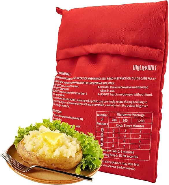 25 Non-Sandwich School Lunch Ideas for Kids That They’ll Actually Eat 112 MyLifeUNIT Microwave Potato Bag, Baked Potato Microwave Baking Bag, Red